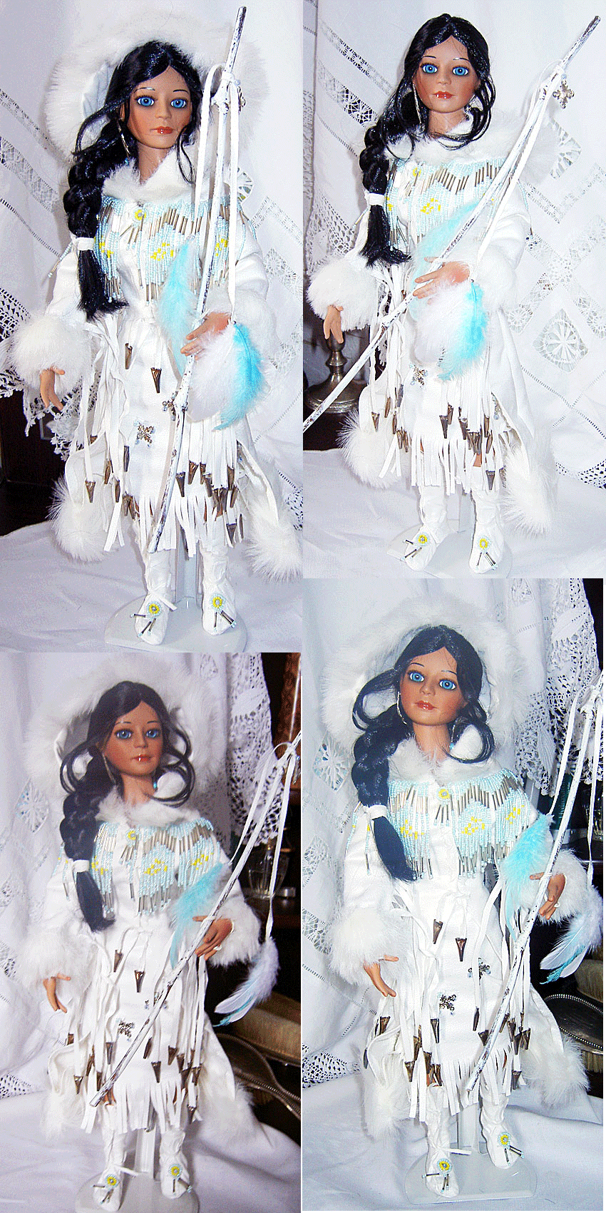 Кукла фарфоровая "Танцующие снежинки" автор - Том Франсирек