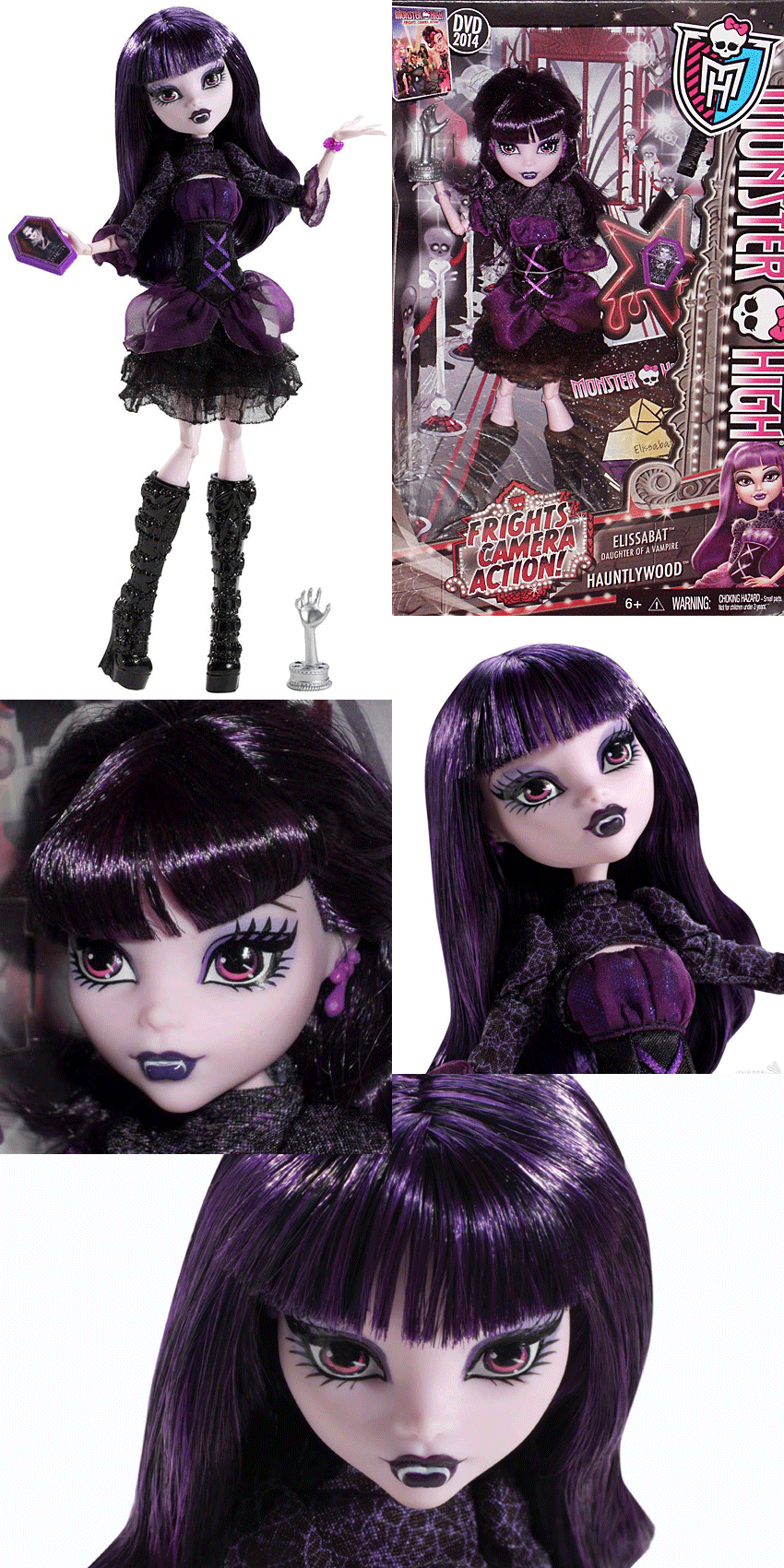 Кукла "Элизабет Камера Мотор" Monster Hight