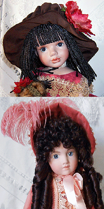 Куклы полностью из фарфора