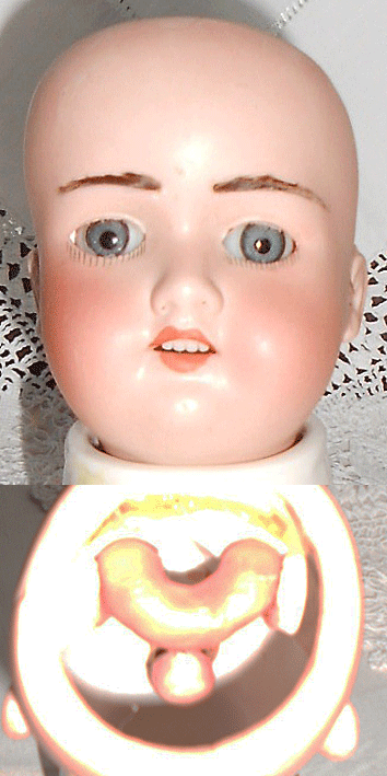 Антикварная голова для куклы Флорадора
