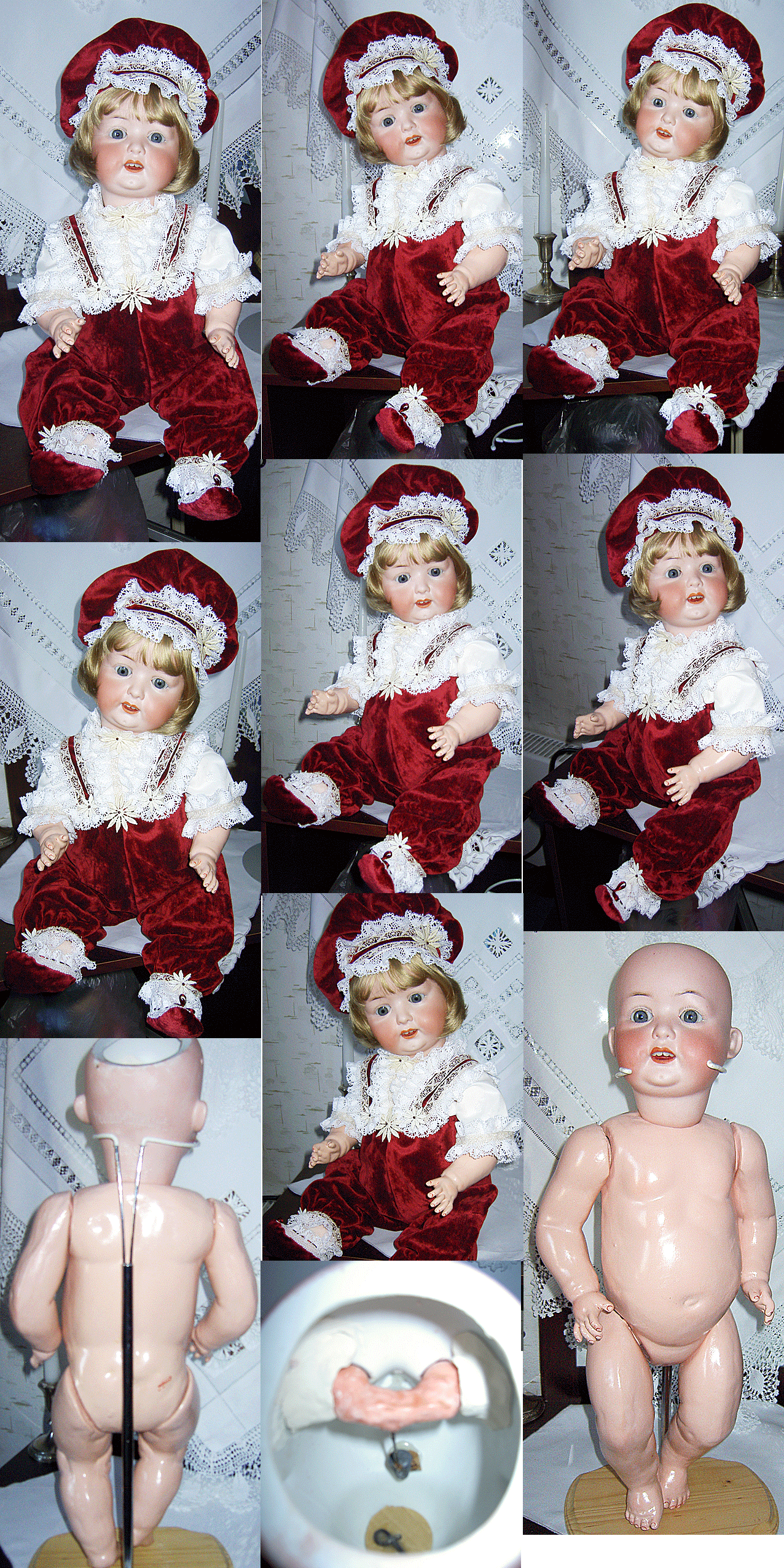 * Антикварная кукла - тоддлер Хойбах Кеппельсдорф - очень крупна