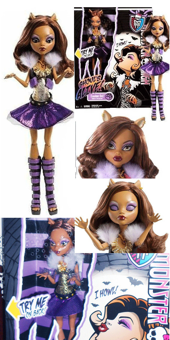 Кукла  "Клодин Вольф они живые" Monster Hight