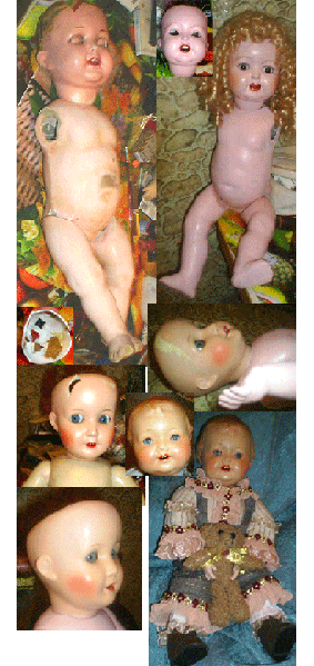 Реставрация антикварных кукол и