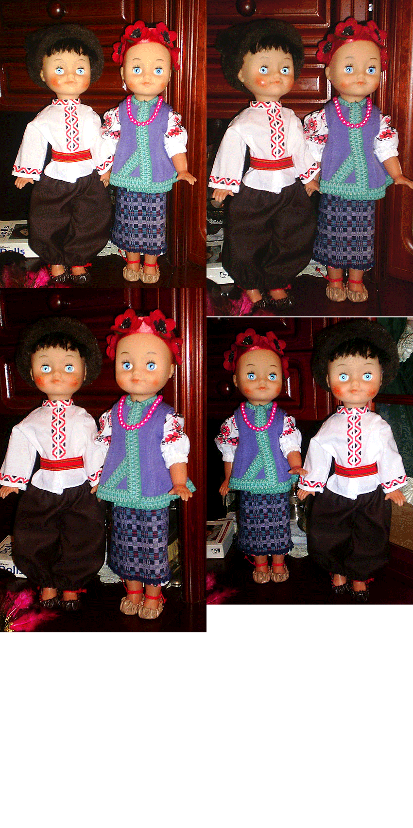 Куклы винтажные советские Иван да Марья - 60-е годы