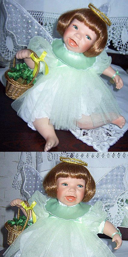 Кукла фарфоровая ангел "Желаю Удачи" от Эштон Дрейк